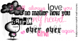 over && over again