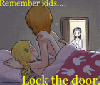 Lock the door