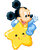 baby mickey & a star