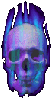 Flaming Skull