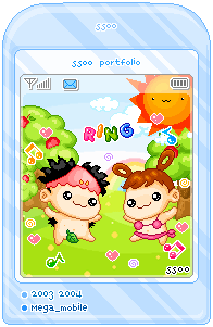 cute kawaii mobile phone screen