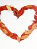 love heart tree leaves