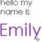 my name is emily