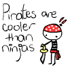 pirates are cooler than ninjas