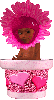 baby in flower pot