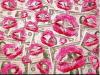 Lips kissing money