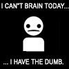 I cant brain today I have the dumb