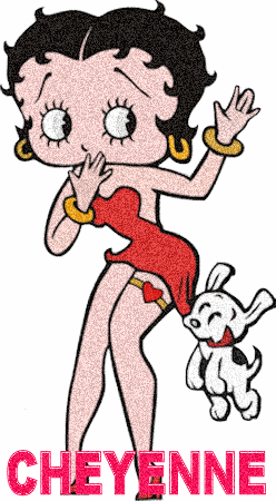 Betty Boop with Cheyenne