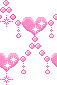 cute kawaii pink hearts