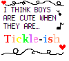 Tickle-Ish = Boys