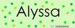 Alyssa lime green polka dots