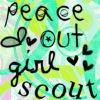 Peace Out Girl Scout!