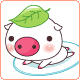 cute kawaii pig avatar