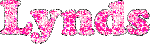 Lynds (pink glitter)