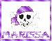 Marissa Skull Purple