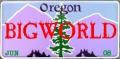 Oregon Tag~BIG WORLD