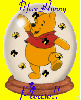 Pooh & Bees Globe~ More Hunny Please!