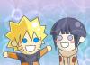 Chibi Naruto and Hinata