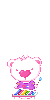 pink nose bear