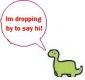 Dino Saying Hi