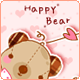 cute kawaii happy bear