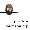 demyx crys because your ugly lol jk
