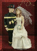Wedding Bride & Fireman Groom (with black turn out gear)- I Do...