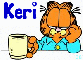 Garfield with Coffee- Keri