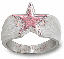 dallas cowboys pink star ring lizzy