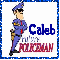 Future Policeman (with glitter boarder)- Caleb