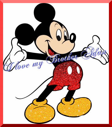 mickey mouse - love my brother