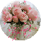 Pink Roses in a Teapot in circle (with floating hearts)- Vyolet