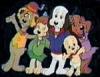 were pound puppies we wana go home with you