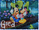 Mickey & Minnie Mouse walking in rain (with rainfall effects)- Gied