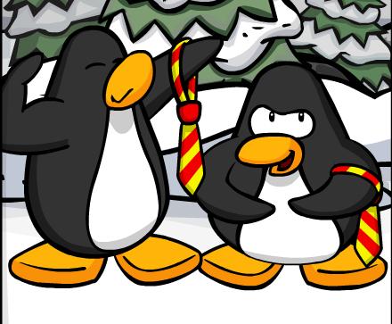 Buff penguins (in Clipart)