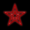 red glow star