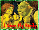 Shrek, Fiona & Triplet Babies (glitter)- I Love My Family