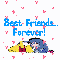 Pooh & Eeyore (with floating hearts)- Best Friends...Forever!