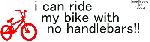 i can ride my bike with ne handlebars