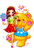 girl & bear