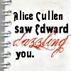 Alice Cullen saw...