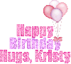 happy birthday hugs kristy