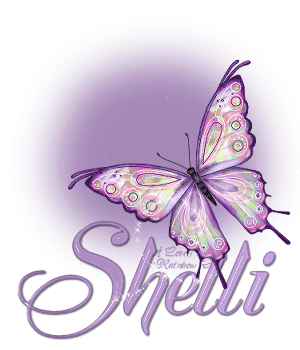 SHELLI Butterfly Bling Purple