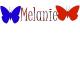 Melanie with butterflies