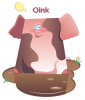 oink dirty pink pig