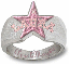 dallas cowboys pink star ring laura
