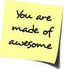 sticky note of awesome