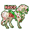 Xmas horse with Maggie name