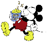 mickey with popcorn