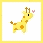 jeffery giraffe with tiny heart